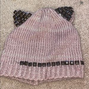 cat ear hat with studs h&m kids
